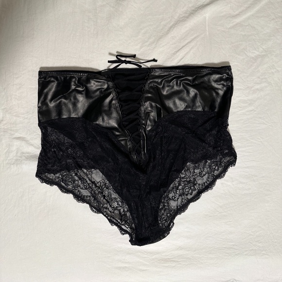 torrid Other - NWT - Torrid high waisted pleather lace up briefs - Size 1 (14/16)